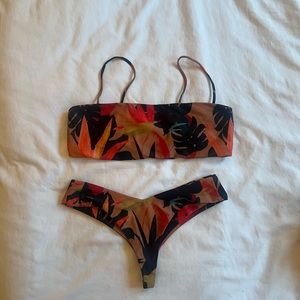 Stone Fox Swim Bikini Size Small